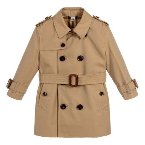 kids burberry trench coat|Burberry baby winter coat.